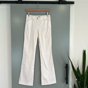 Tahari White Bootcut Pants